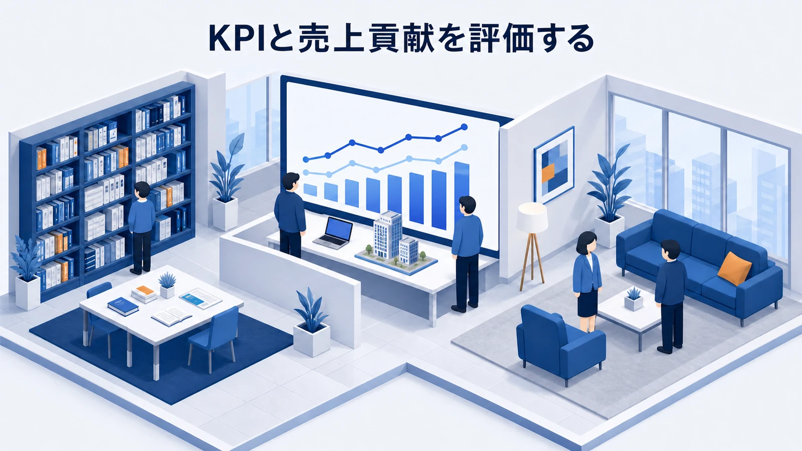 KPIと売上貢献を評価する