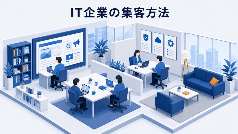 IT企業の集客方法｜問い合わせと有効商談を増やす