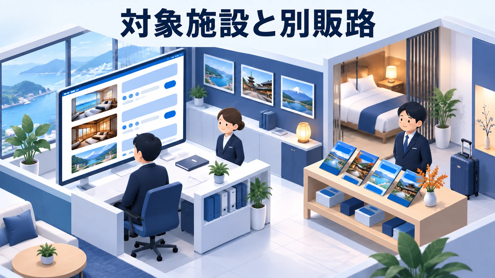掲載の可否と別販路の役割を確認するの図解