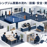 キックボクシングジム開業の流れ|設備・安全・資金・集客