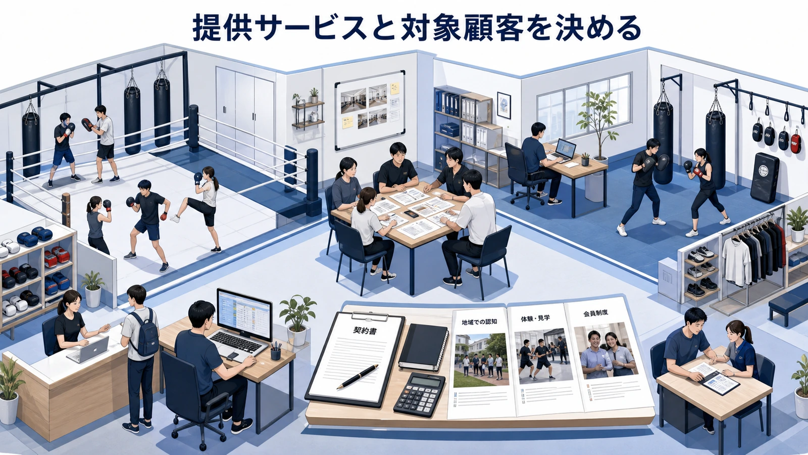 提供サービスと対象顧客を決める