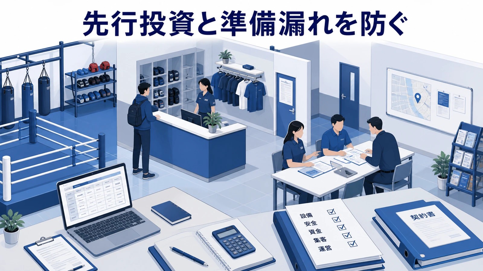 先行投資と準備漏れを防ぐ