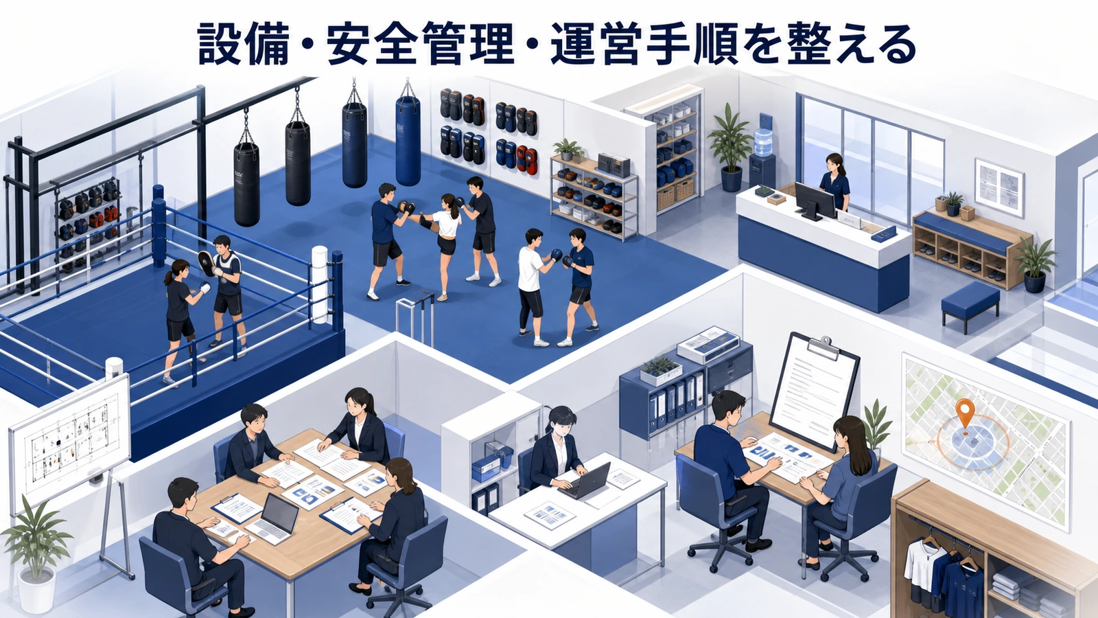 設備・安全管理・運営手順を整える