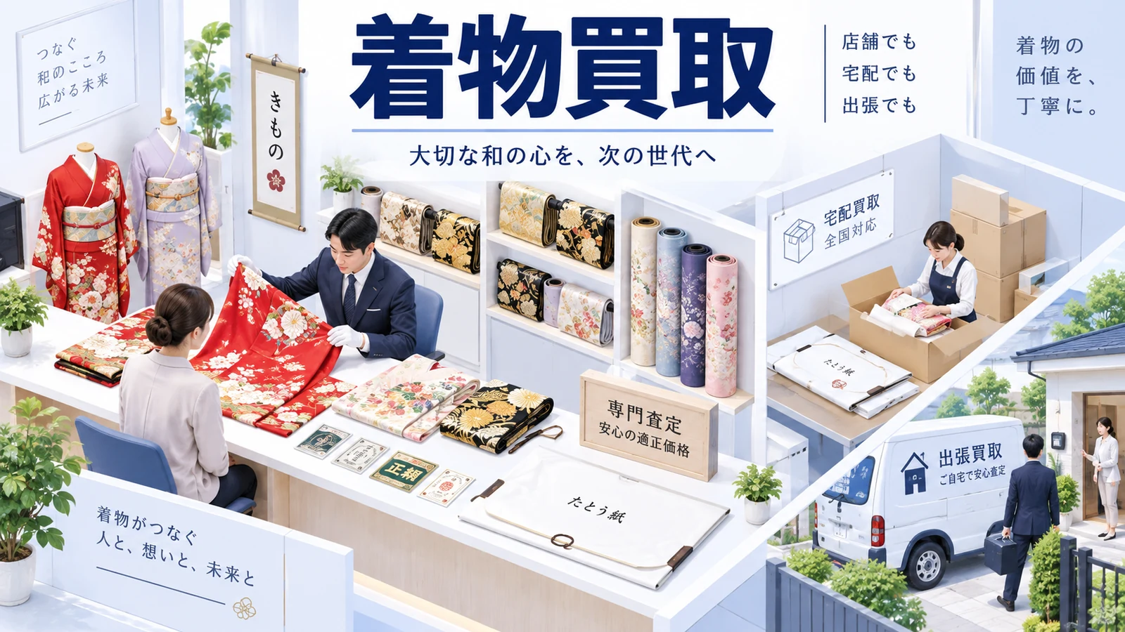 着物買取を整理したImage 2.0図解