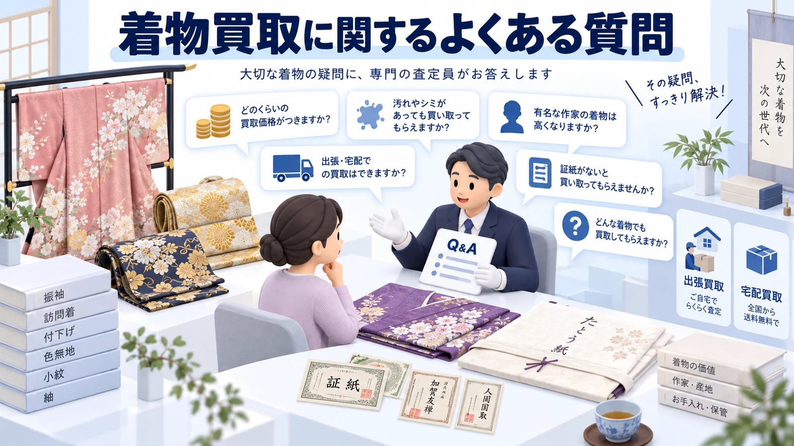 着物買取の疑問を整理したImage 2.0図解