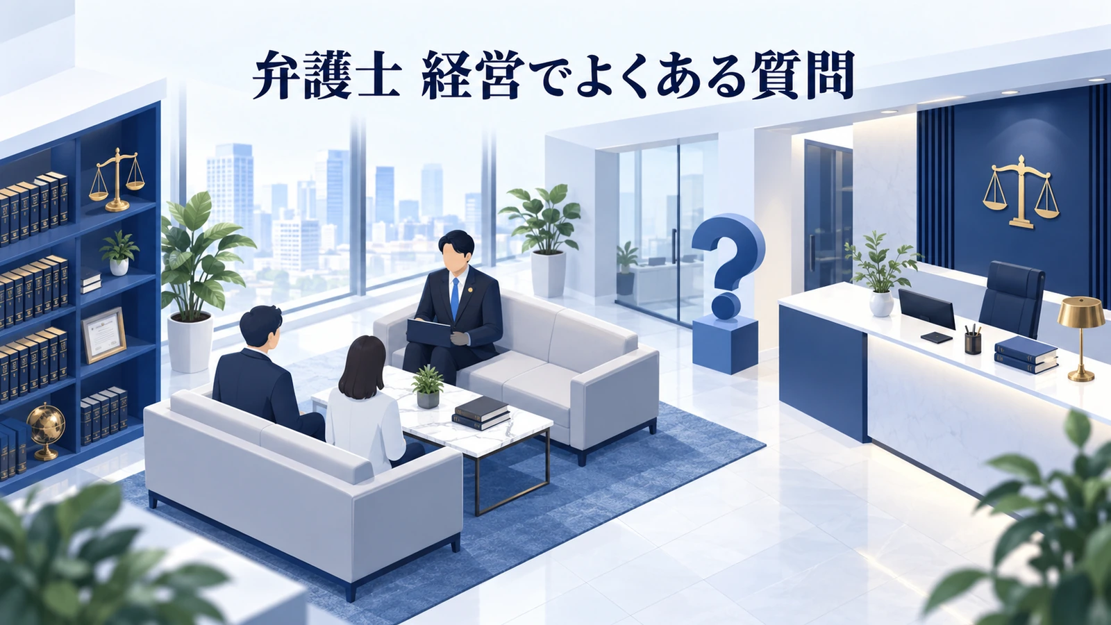 「弁護士 経営でよくある質問」を整理したImage 2.0図解