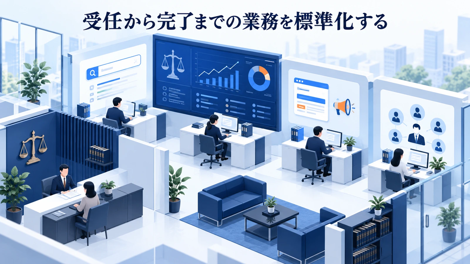「受任から完了までの業務を標準化する」を整理したImage 2.0図解