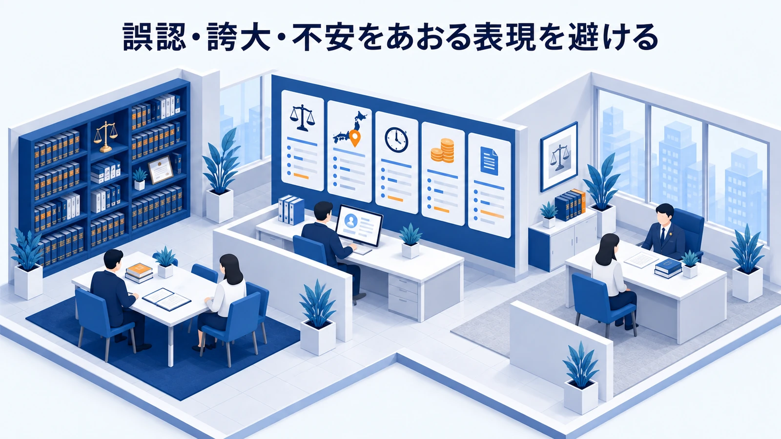「誤認・誇大・不安をあおる表現を避ける」を整理したImage 2.0図解