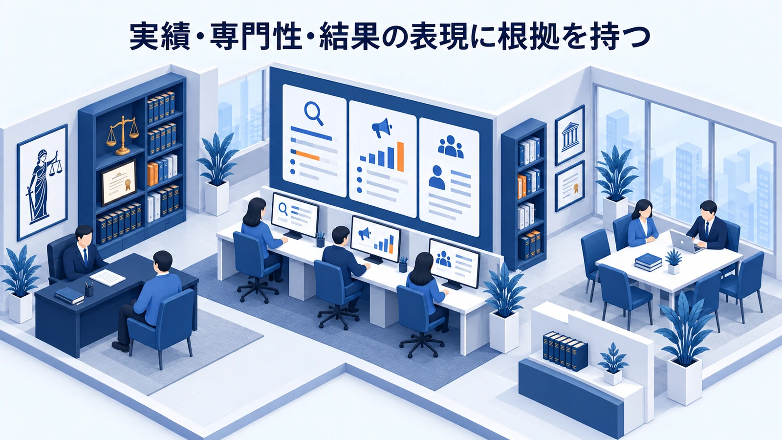「実績・専門性・結果の表現に根拠を持つ」を整理したImage 2.0図解