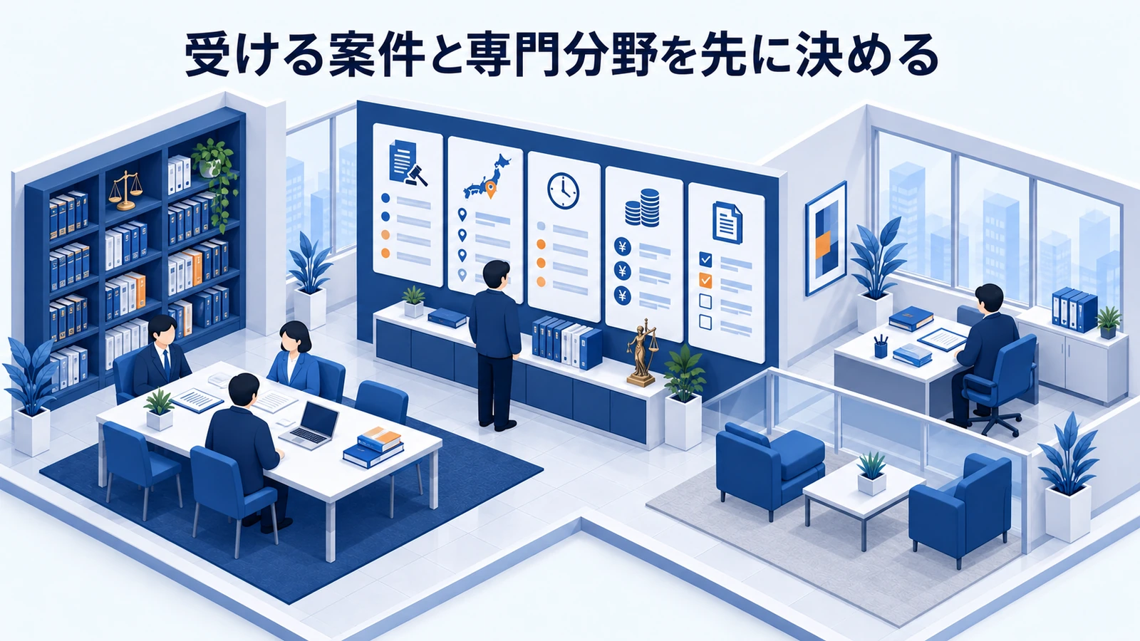 「受ける案件と専門分野を先に決める」を整理したImage 2.0図解
