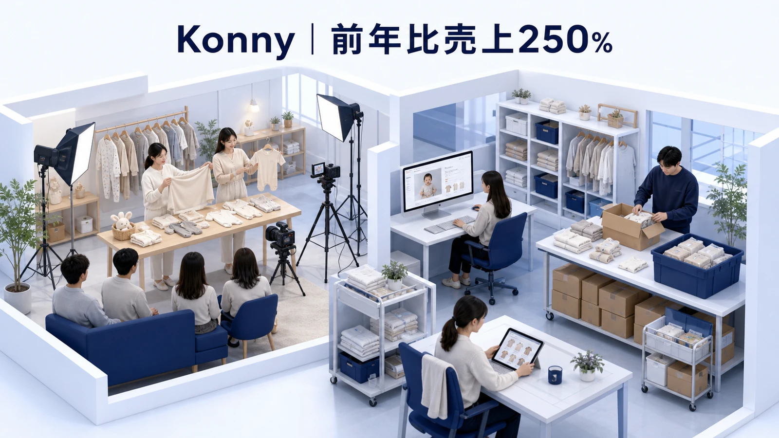 Konnyのライブコマース成功事例