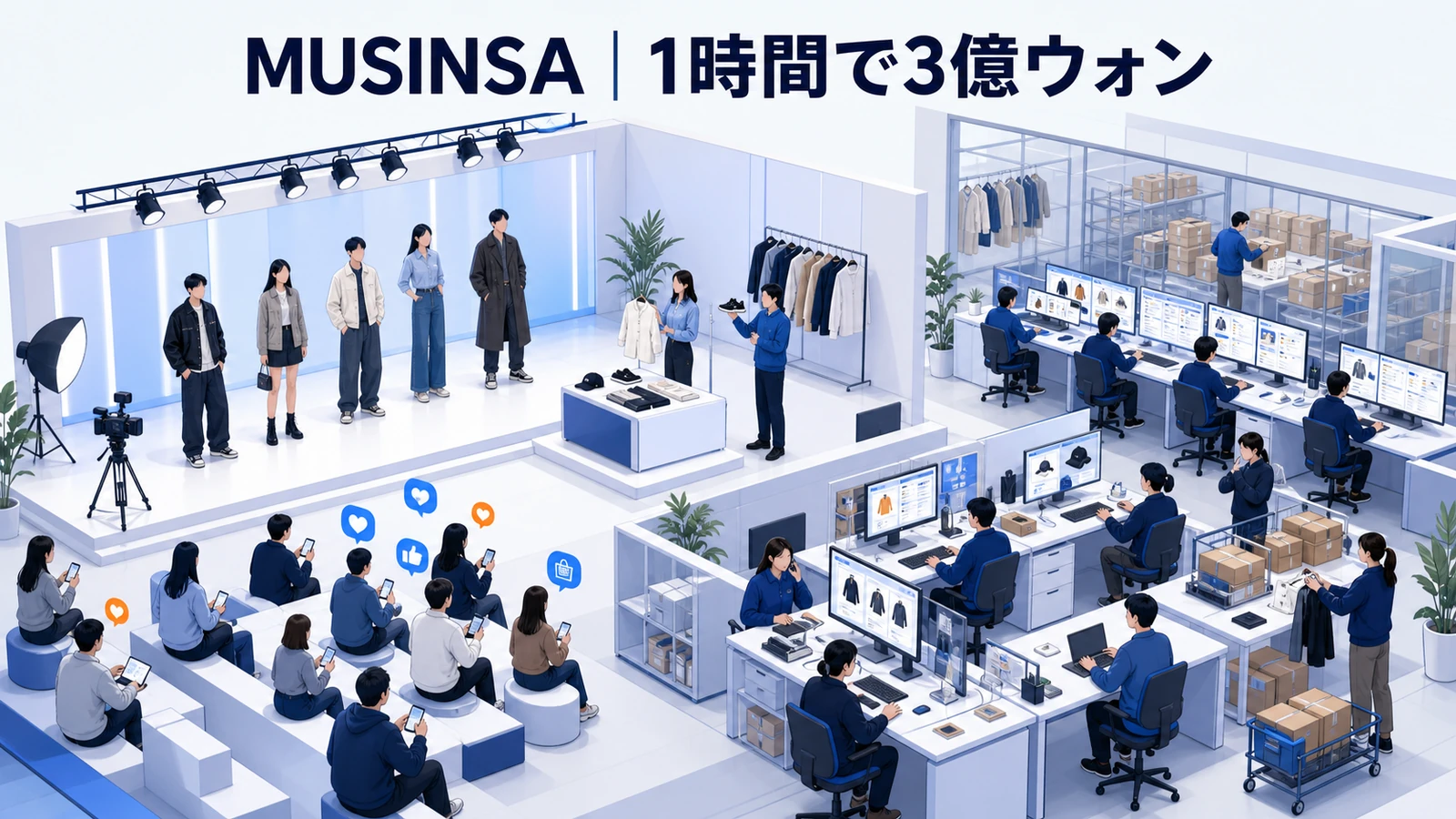 MUSINSA × Covernatのライブコマース成功事例