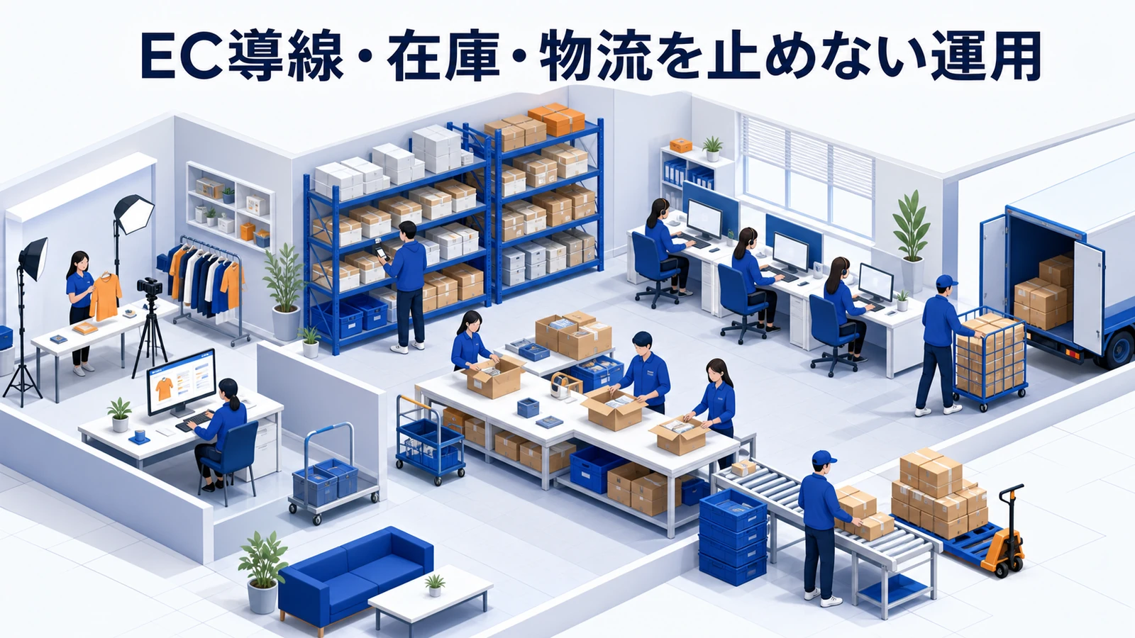 EC導線・在庫・物流を止めない運用を示すライブコマース設計