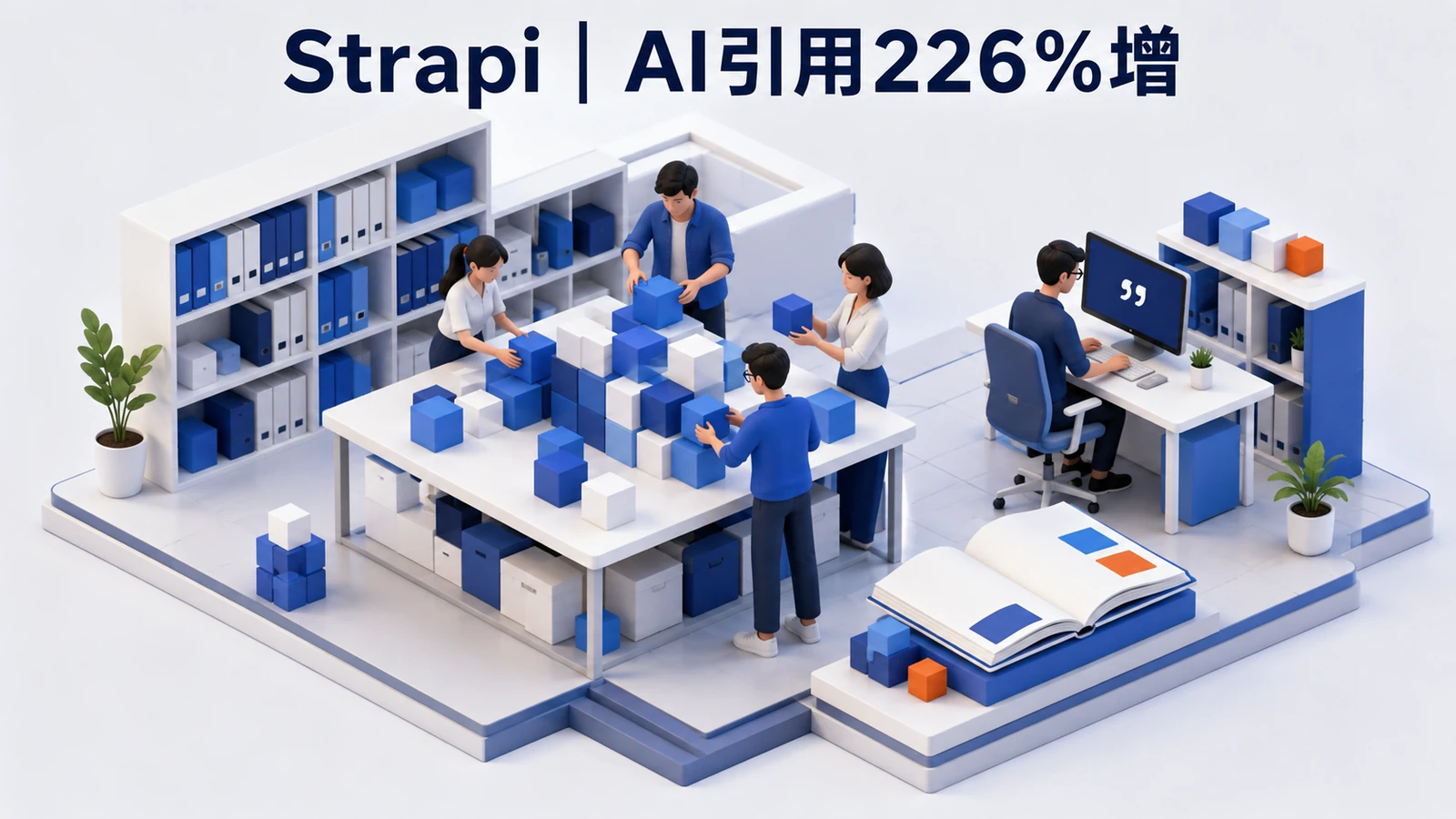 Strapi|非指名プロンプトのAI引用が226%増加のLLMO対策成功事例