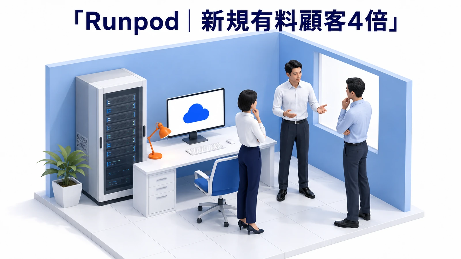 Runpod|AI検索由来の新規有料顧客が4倍のLLMO対策成功事例