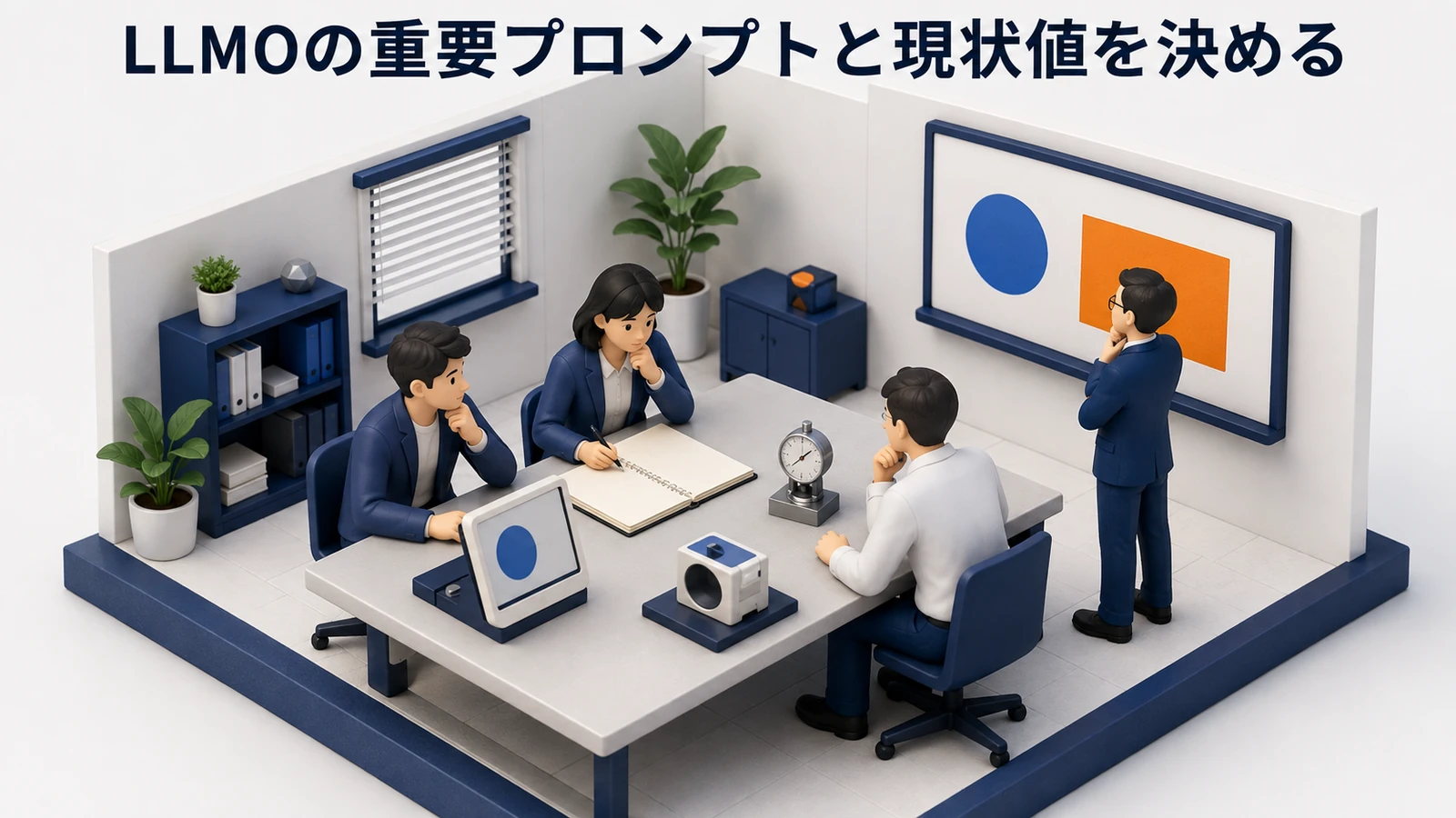 LLMOの重要プロンプトと現状値を決める