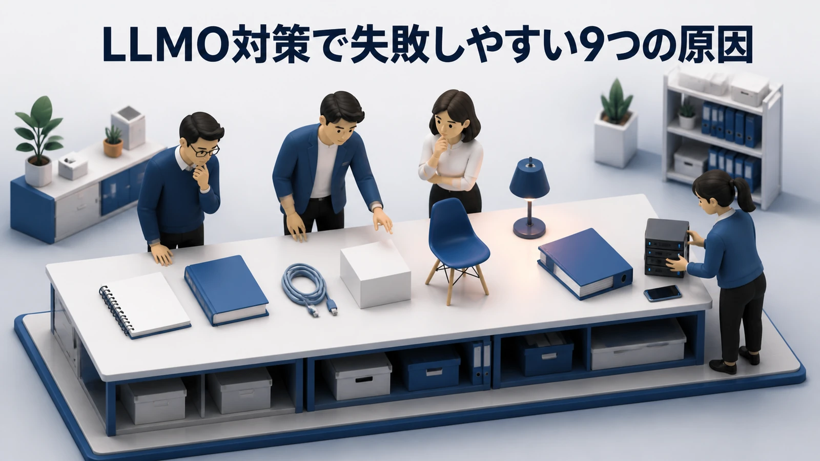 LLMO対策で失敗しやすい9つの原因