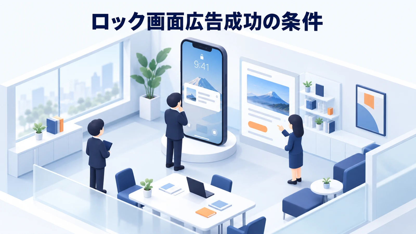 ロック画面広告成功の条件