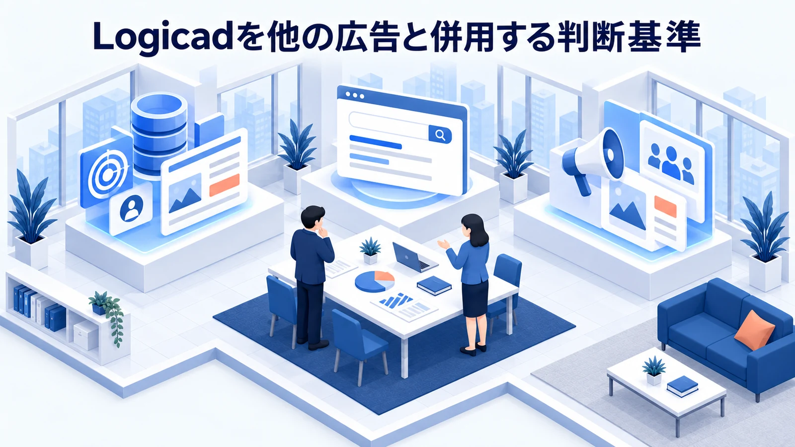 Logicadを他の広告と併用する判断基準を整理したImage 2.0図解