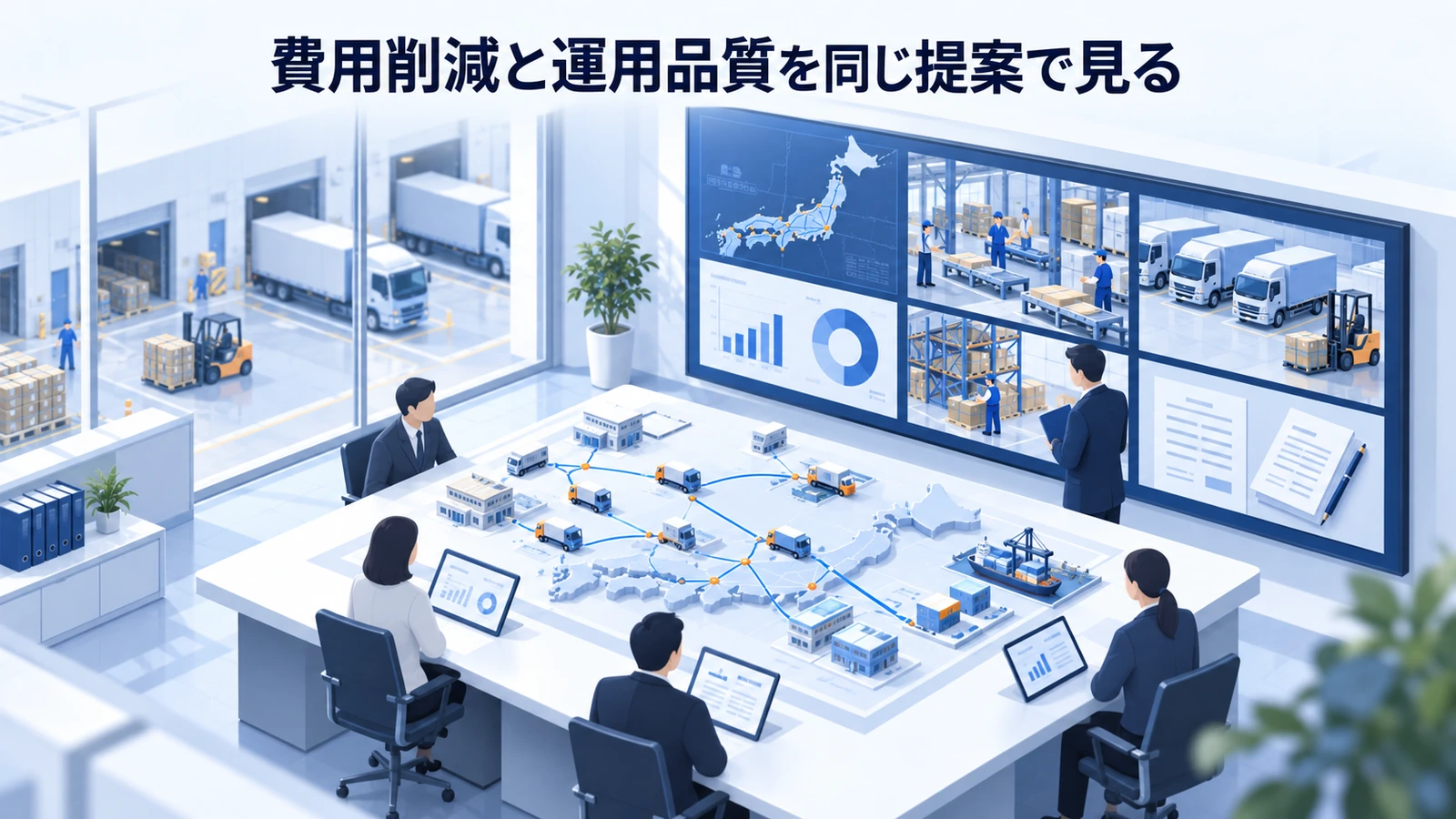 「費用削減と運用品質を同じ提案で見る」の要点を整理したImage 2.0図解