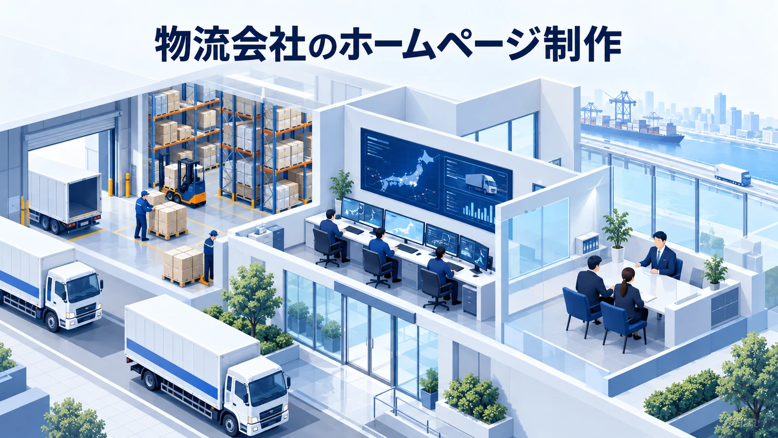 物流会社のホームページ制作