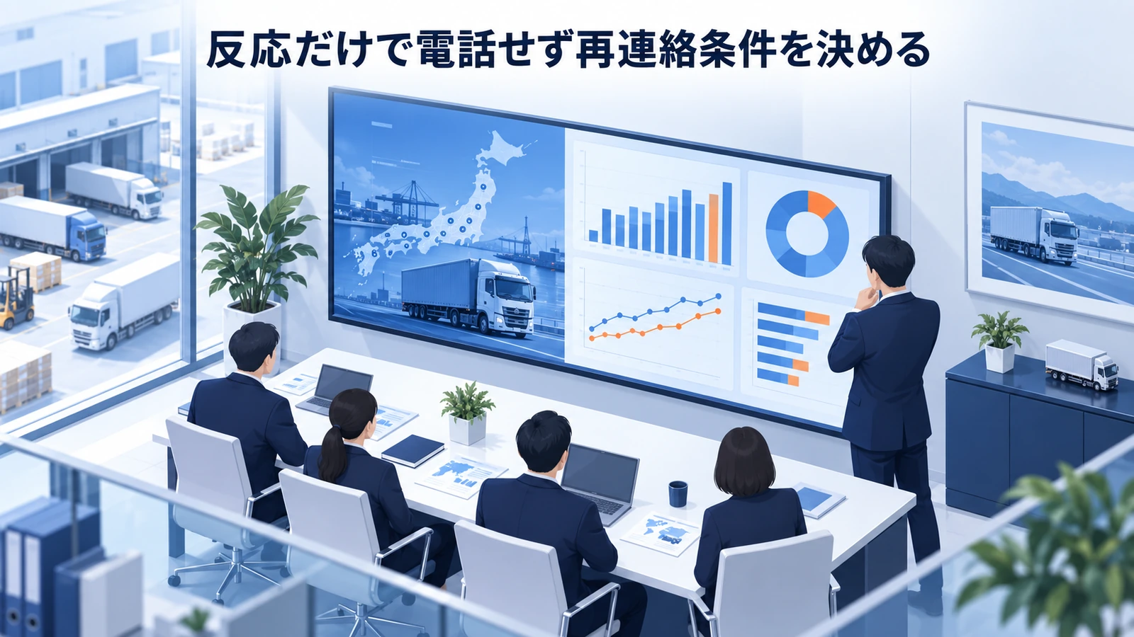 「反応だけで電話せず再連絡条件を決める」の要点を整理したImage 2.0図解