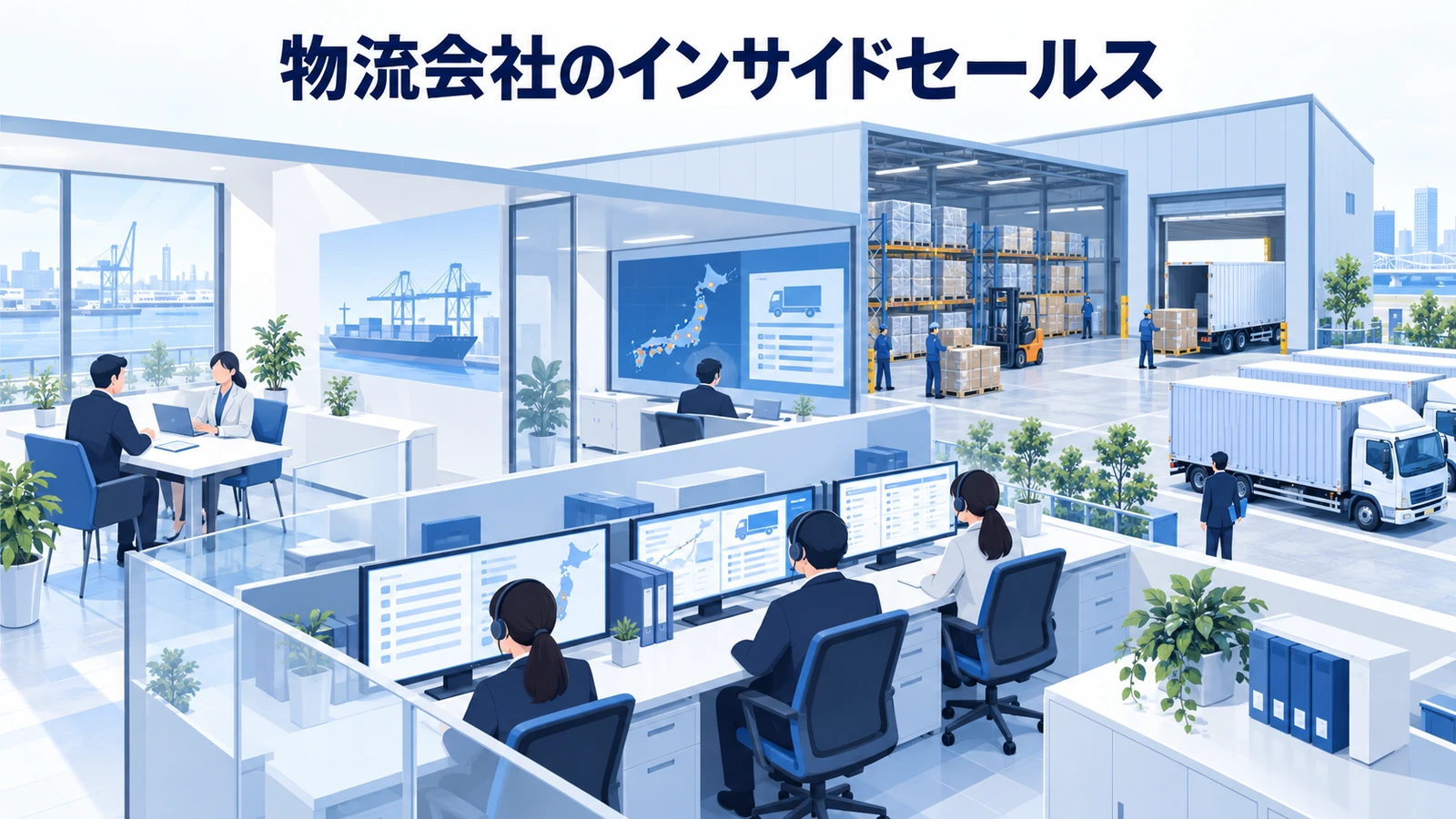 物流会社のインサイドセールス｜荷主案件を見極め営業へ渡す