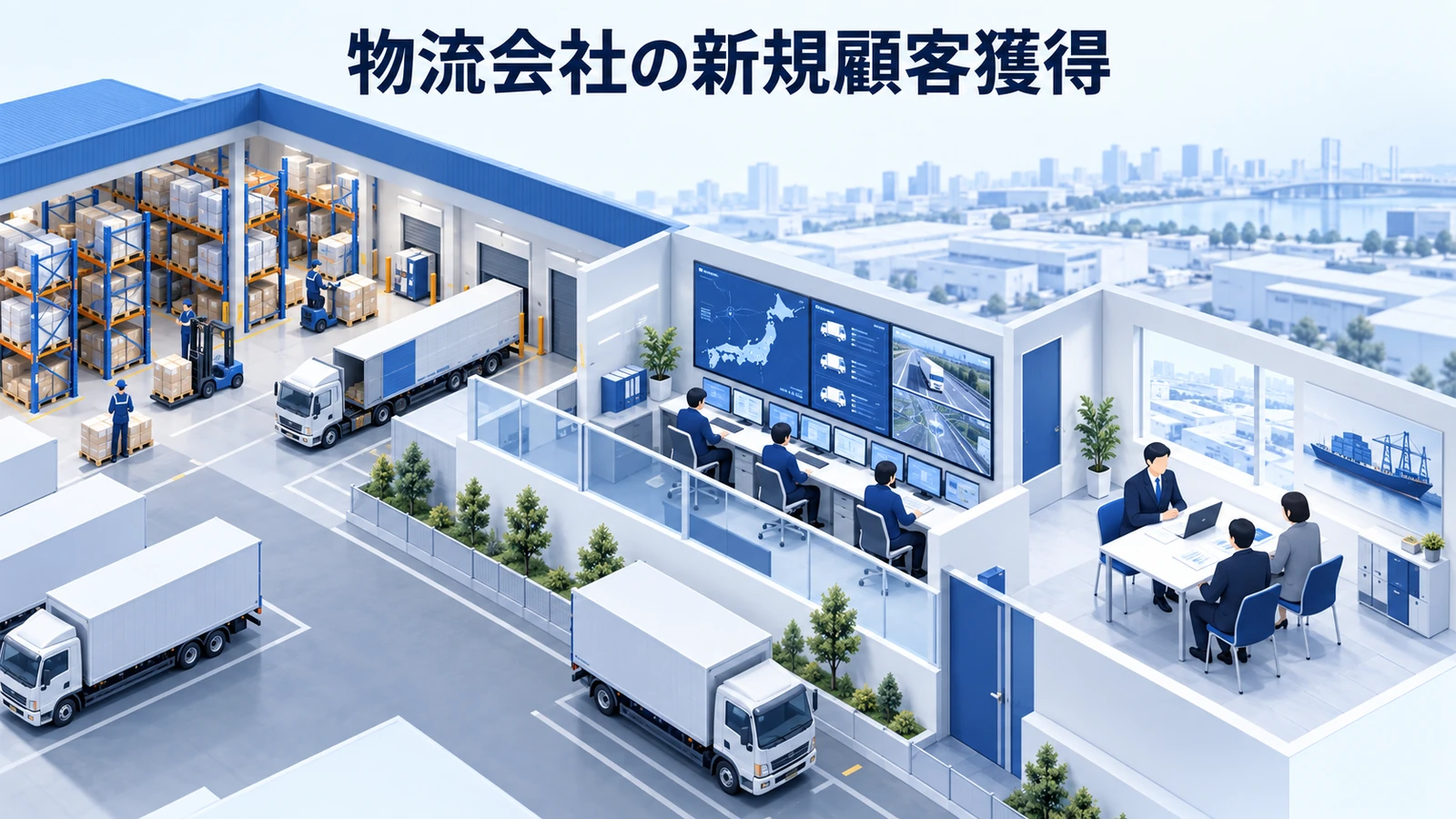 物流会社の新規顧客獲得｜狙う荷主を決めて商談を作る手順