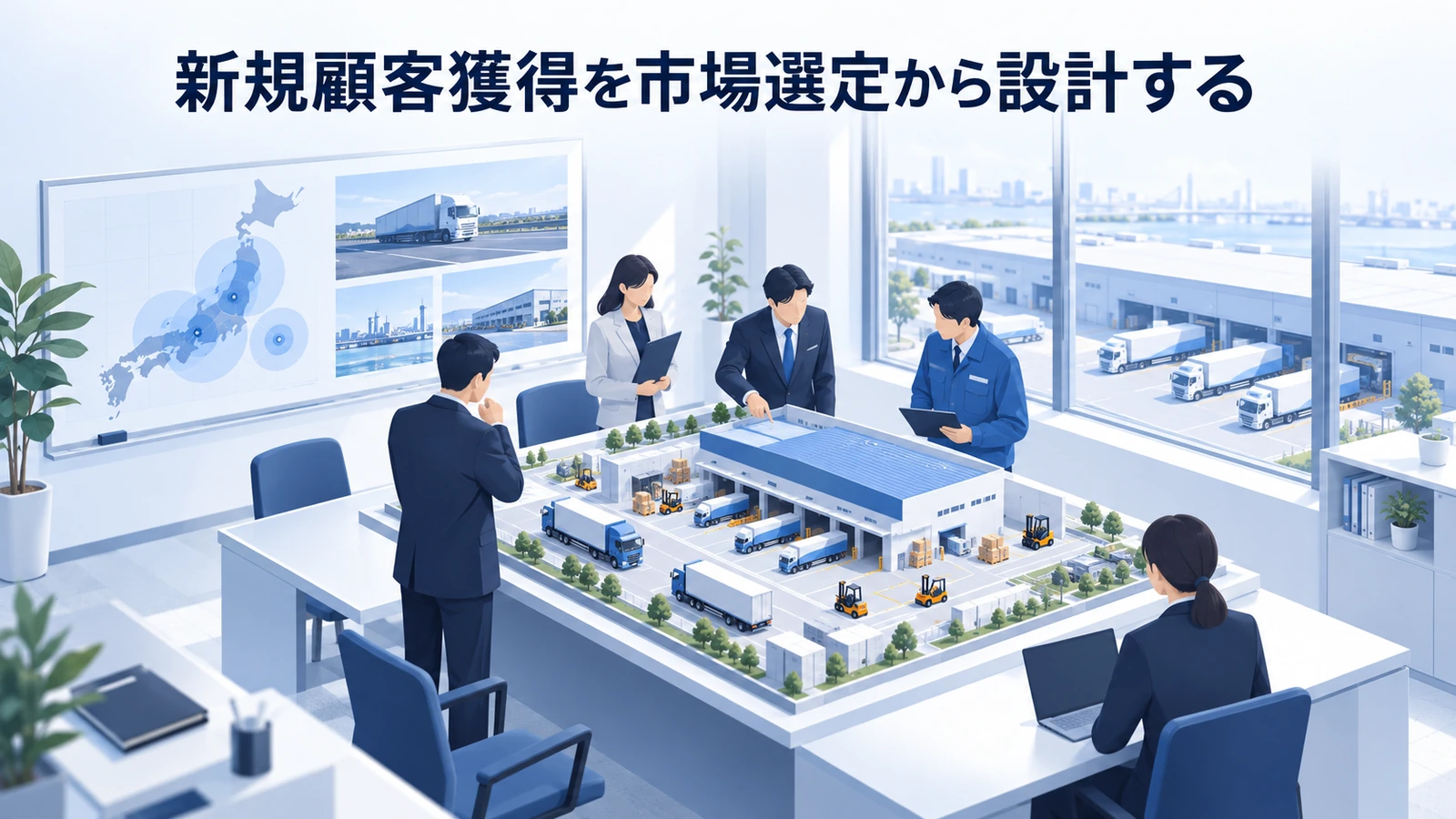 「新規顧客獲得を市場選定から設計する」の要点を整理したImage 2.0図解