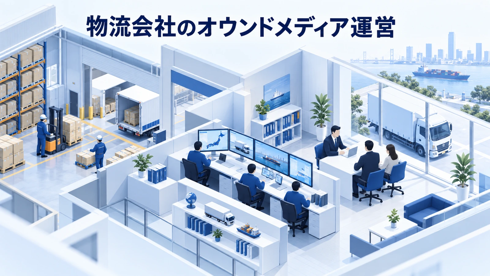 物流会社のオウンドメディア運営｜物流知識を営業資産にする