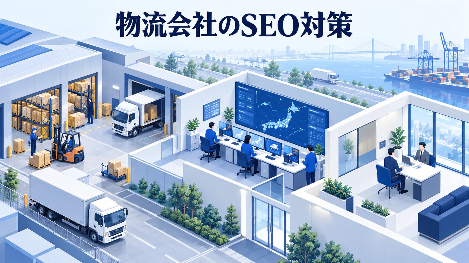 物流会社のSEO対策｜貨物・エリア検索から荷主相談を増やす