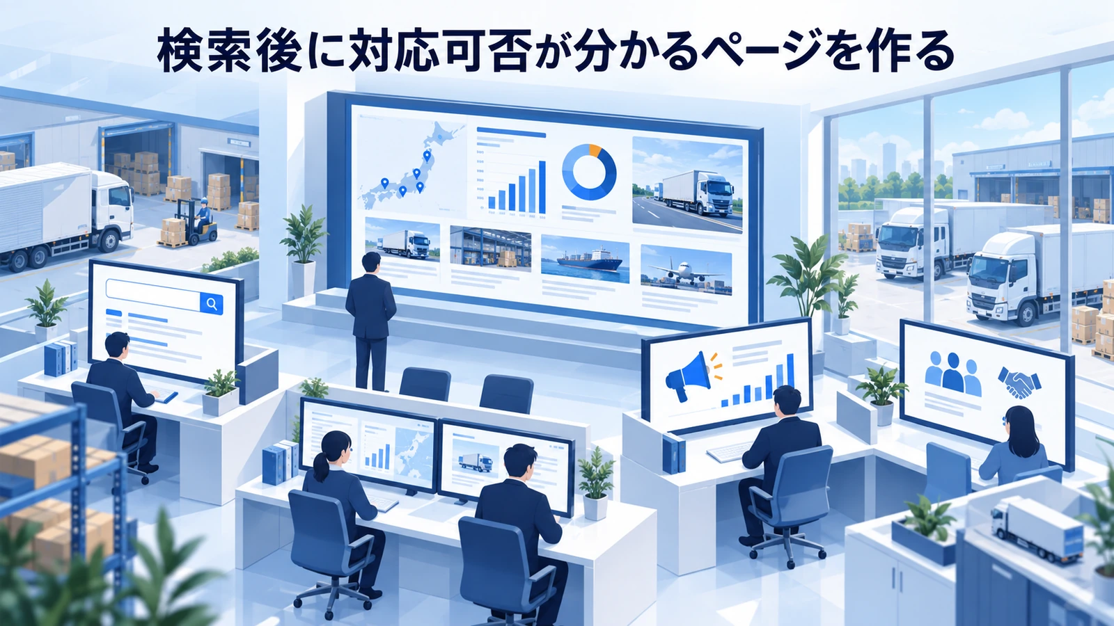 「検索後に対応可否が分かるページを作る」の要点を整理したImage 2.0図解