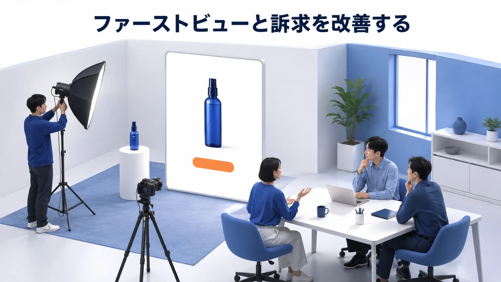 ファーストビューと訴求を改善する