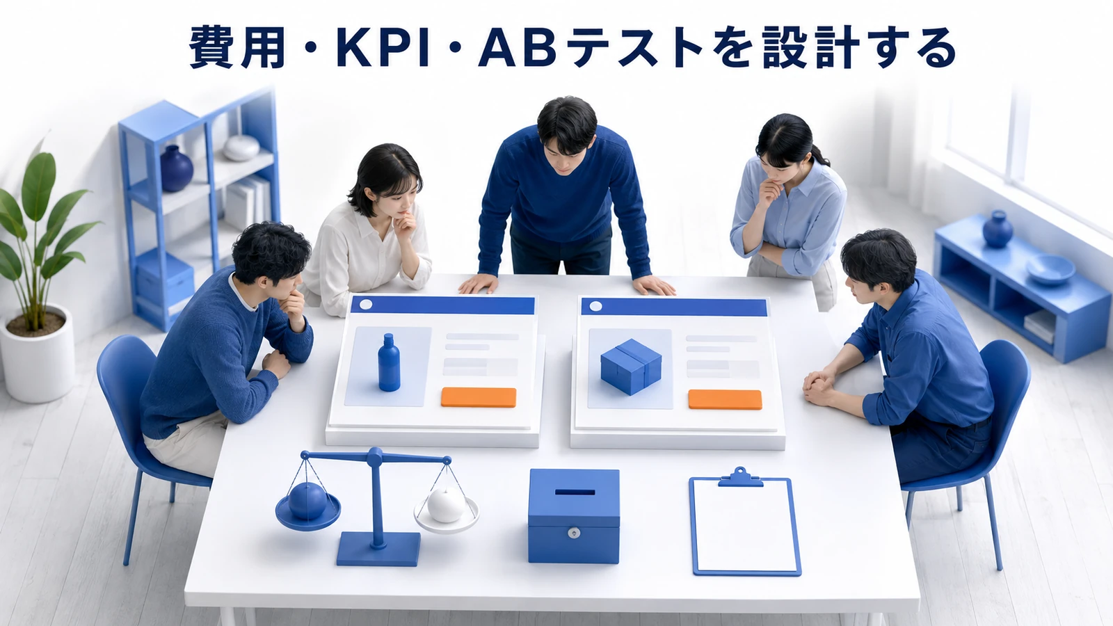 費用・KPI・ABテストを設計する