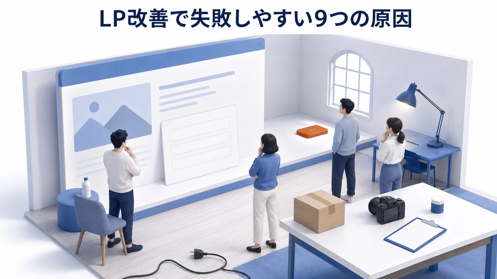 LP改善で失敗しやすい9つの原因