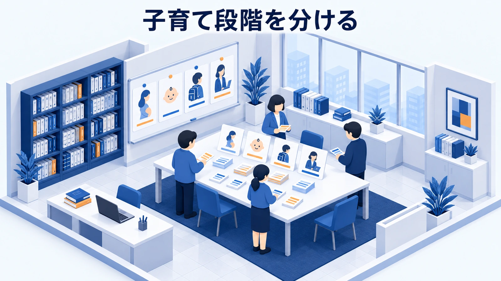 子育て段階を分ける