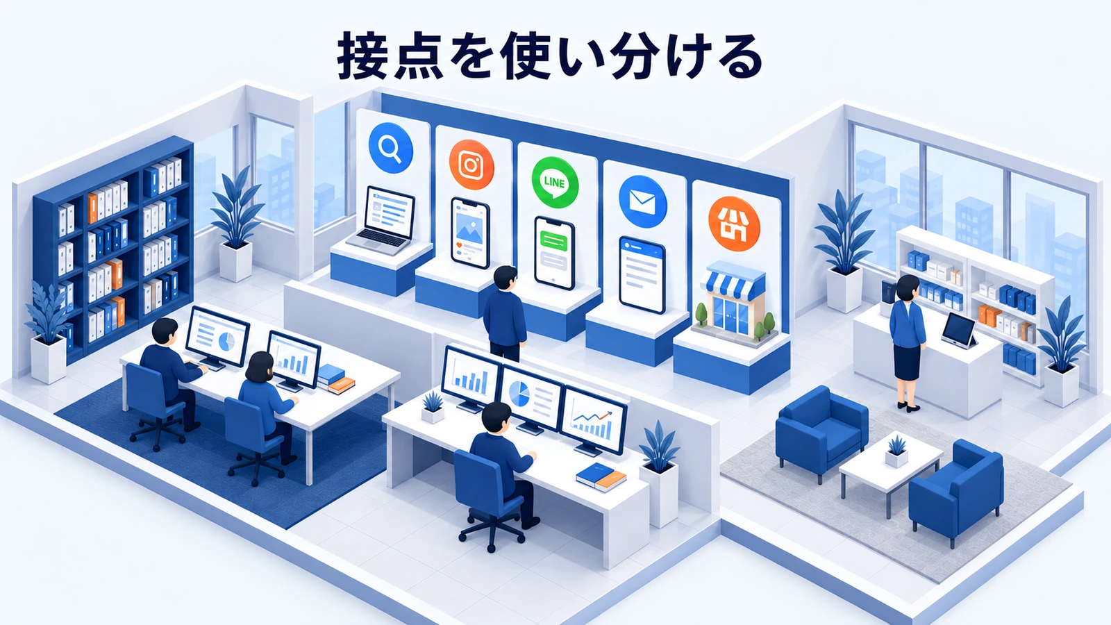 接点を使い分ける