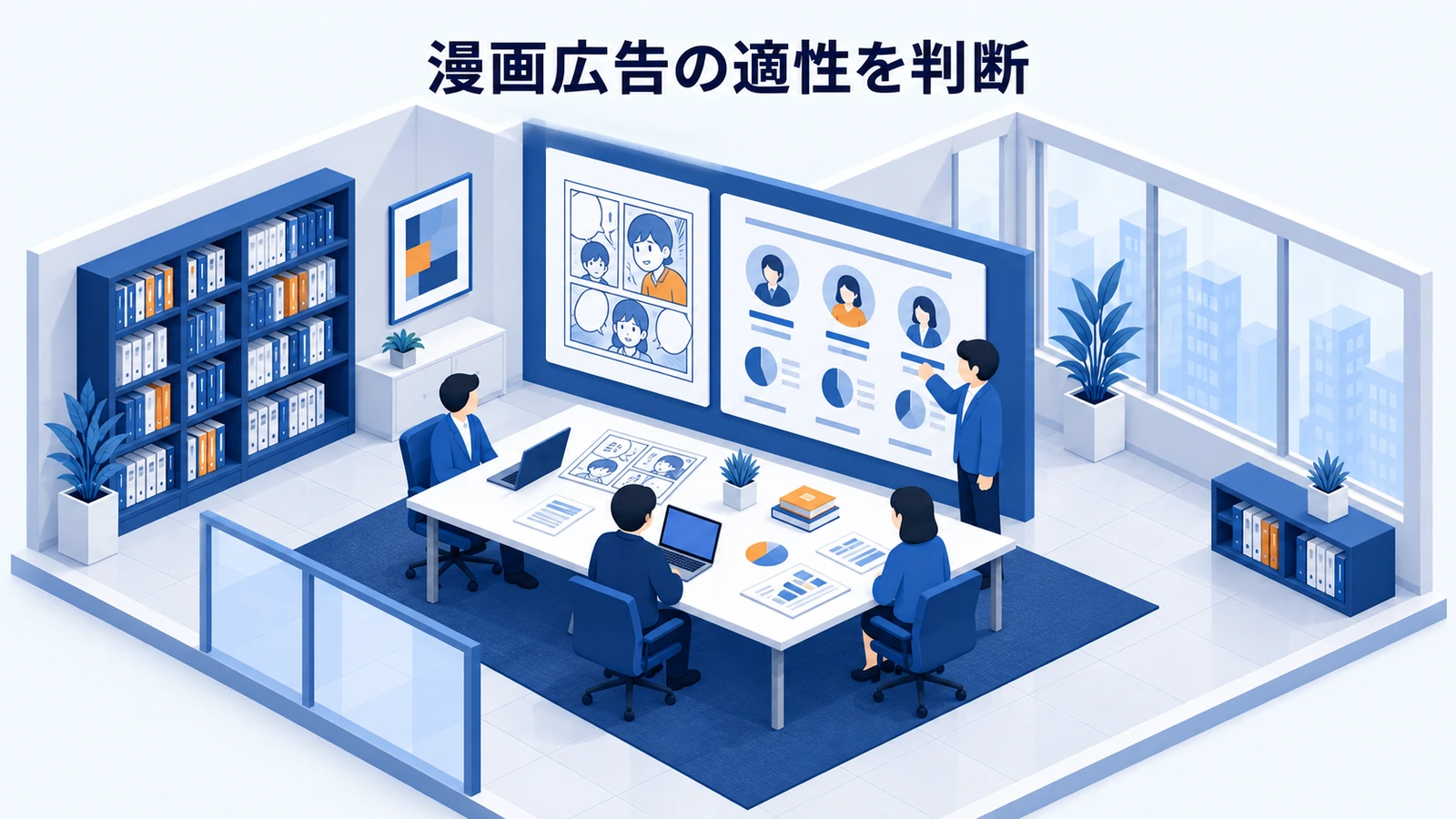 漫画広告の適性を判断