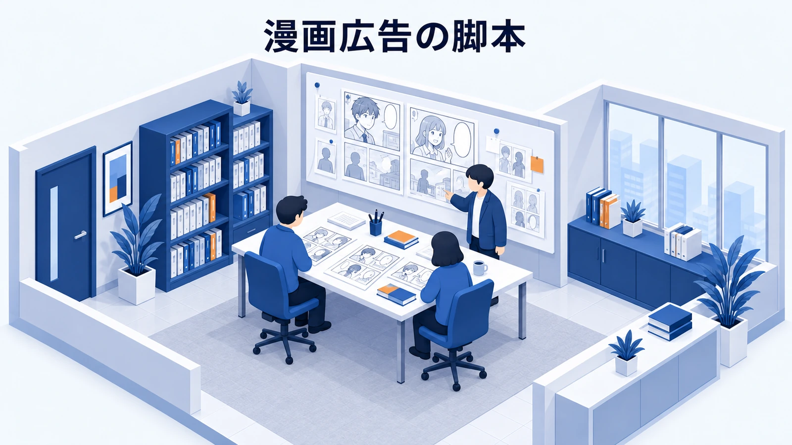 漫画広告の脚本