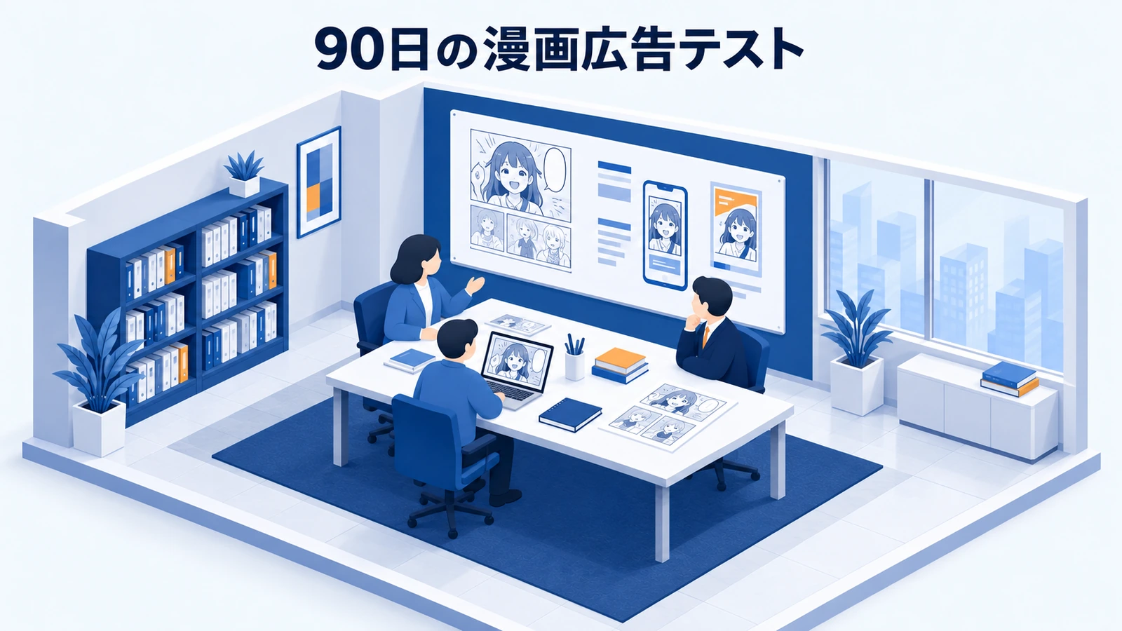90日の漫画広告テスト