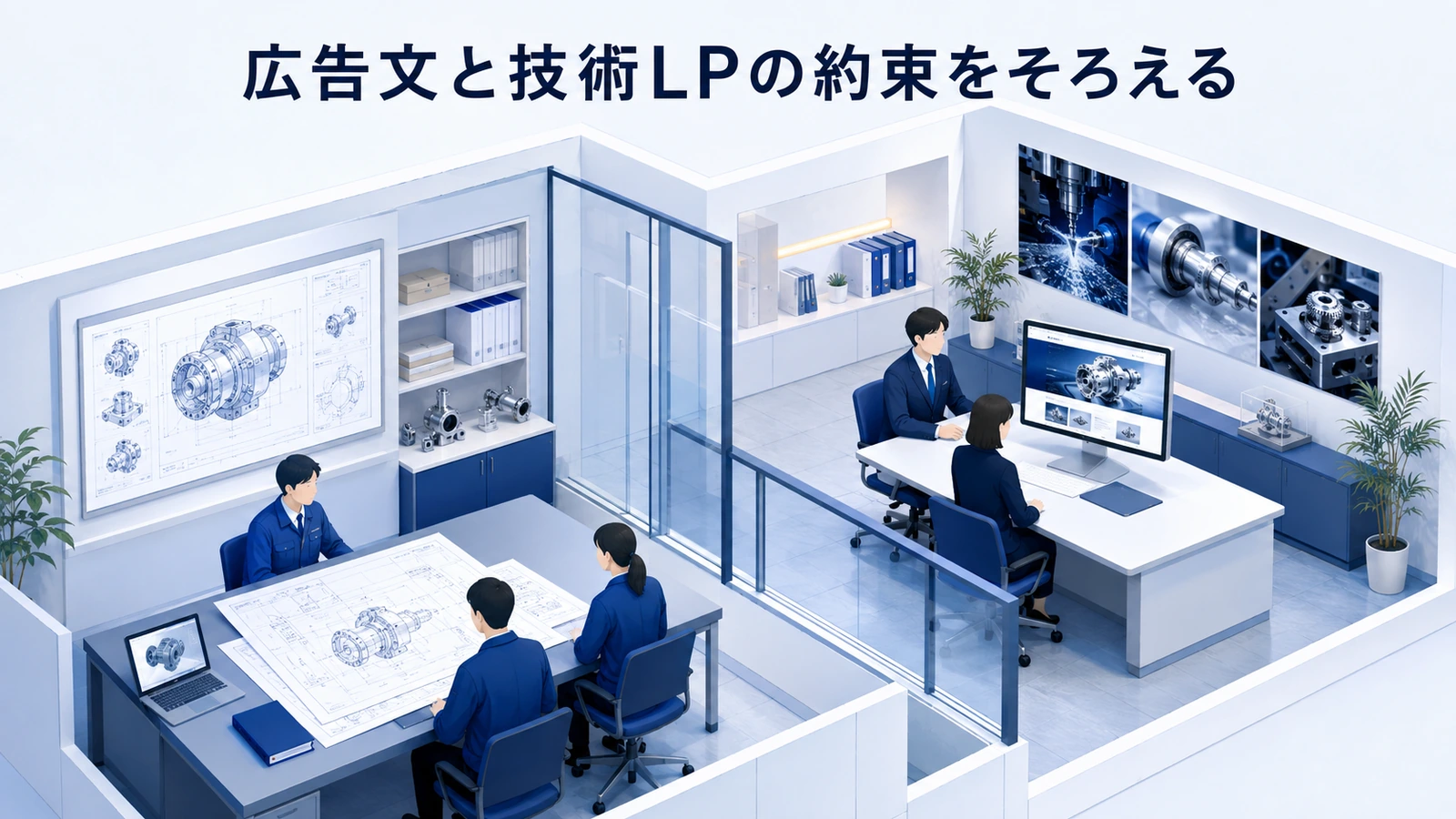 「広告文と技術LPの約束をそろえる」の要点を整理したImage 2.0図解