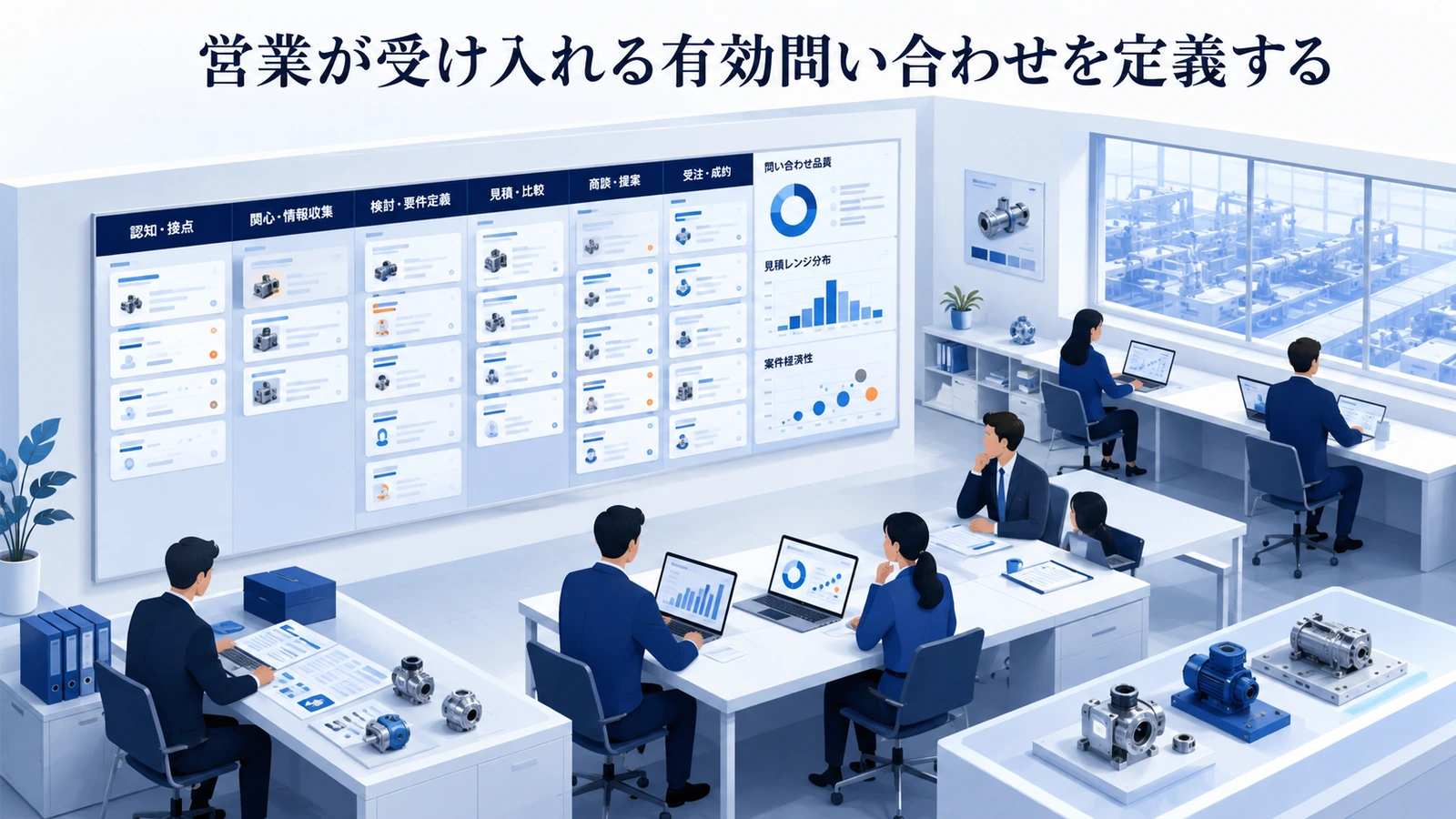 「営業が受け入れる有効問い合わせを定義する」の要点を整理したImage 2.0図解