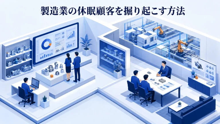 製造業の休眠顧客を掘り起こす方法｜再相談を生む接点設計