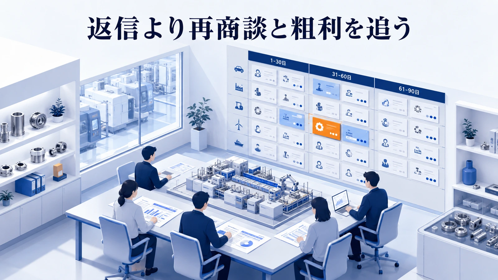 「返信より再商談と粗利を追う」の要点を整理したImage 2.0図解