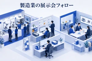 製造業の展示会フォロー|名刺を放置せず商談へ進める