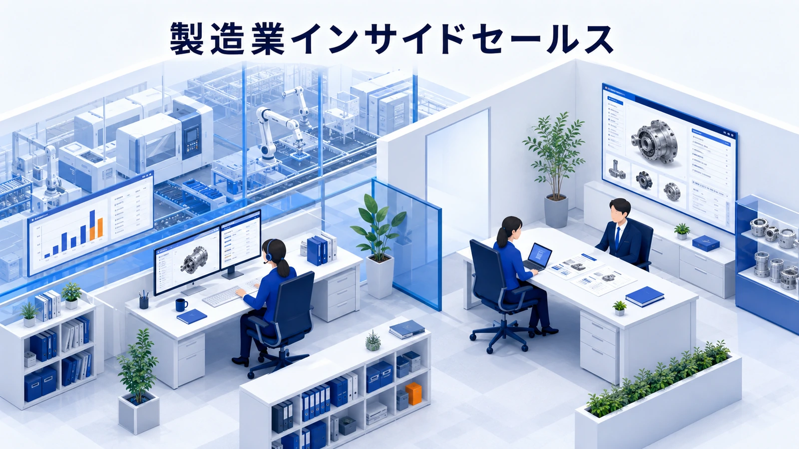 製造業インサイドセールス｜技術案件を選別し営業へつなぐ