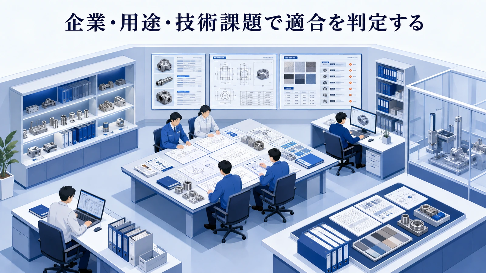 「企業・用途・技術課題で適合を判定する」の要点を整理したImage 2.0図解