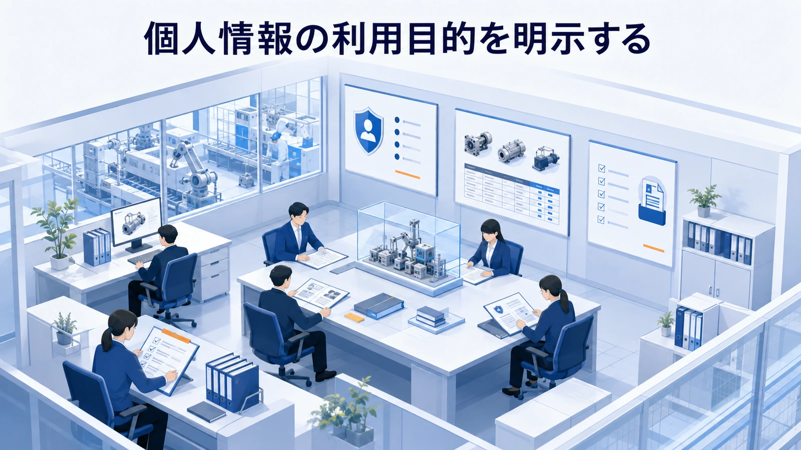 「個人情報の利用目的を明示する」の要点を整理したImage 2.0図解