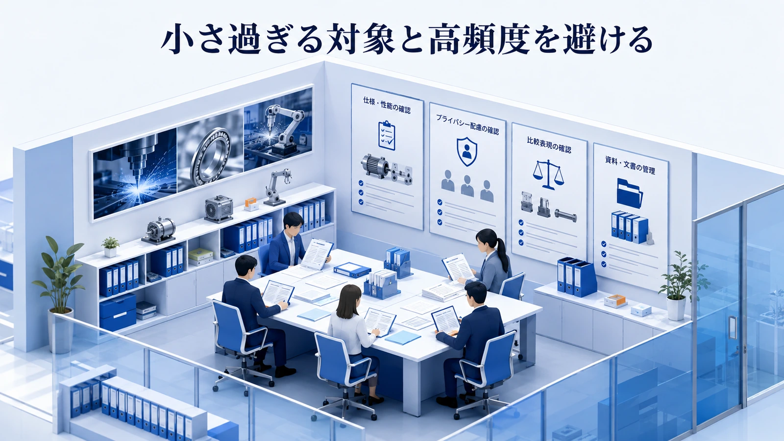 「小さ過ぎる対象と高頻度を避ける」の要点を整理したImage 2.0図解