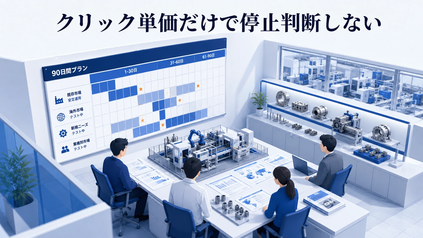「クリック単価だけで停止判断しない」の要点を整理したImage 2.0図解
